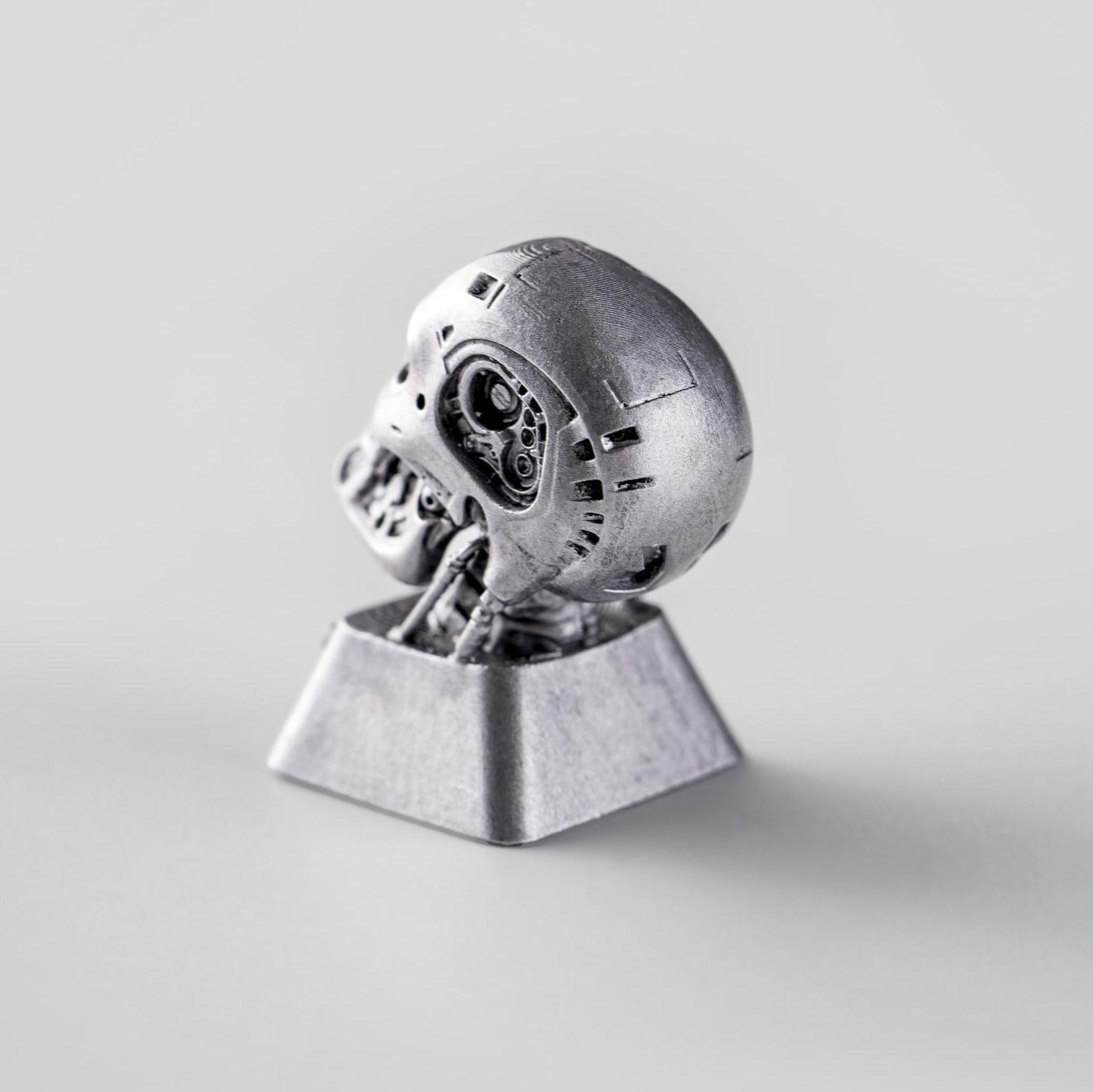 Terminator T-800 Metal Skull Keycap, Backlit Keycap for Mechanical ...