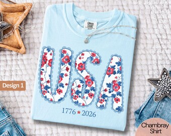USA 250th Anniversary Shirt, USA 250 Shirt, Semiquincentennial T-Shirt, Usa Comfort Colors Usa 4th of July Shirt 250 Usa Tees 250 Years