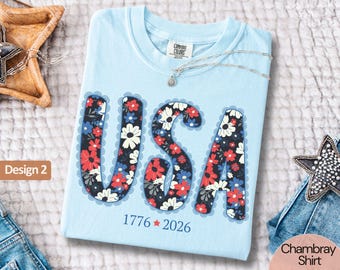 USA 250th Anniversary Shirt, USA 250 Shirt, Semiquincentennial T-Shirt, Usa Comfort Colors Usa 4th of July Shirt 250 Usa Tees 250 Years