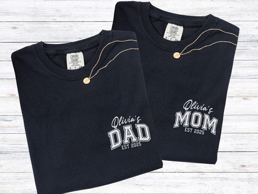 Matching Mom and Dad Shirts for Moms to Be Gifts for New Mom and Dad ...