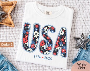 USA 250th Anniversary Shirt, USA 250 Shirt, Semiquincentennial T-Shirt, Usa Comfort Colors Usa 4th of July Shirt 250 Usa Tees 250 Years