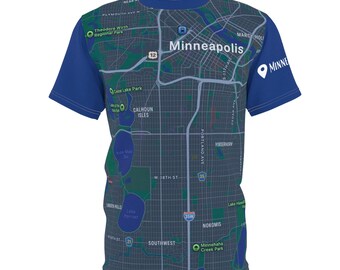 T-shirt pour homme FONCÉ Twin Cities