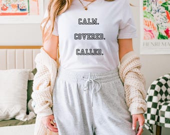 Calm & Comfy Unisex T-Shirt - Spirit-Lifting Tee for Relaxation, Self-Care, Gifts, Everyday Wear, Inspirational Apparel