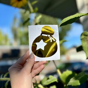 AC Bell Bag - Vinyl Holographic Car Decal