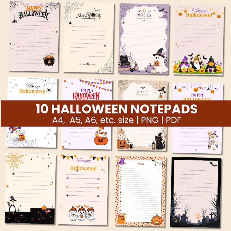 Notepad Add Checkbox Season Paper Notepad - Etsy