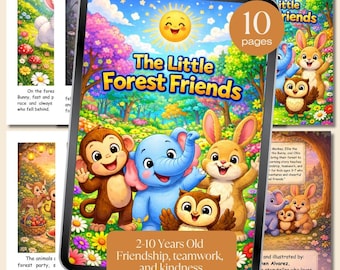 Kinder Gute Nacht Geschichte, Wald Freunde, Alter 3-7 (Digitaler Download)
