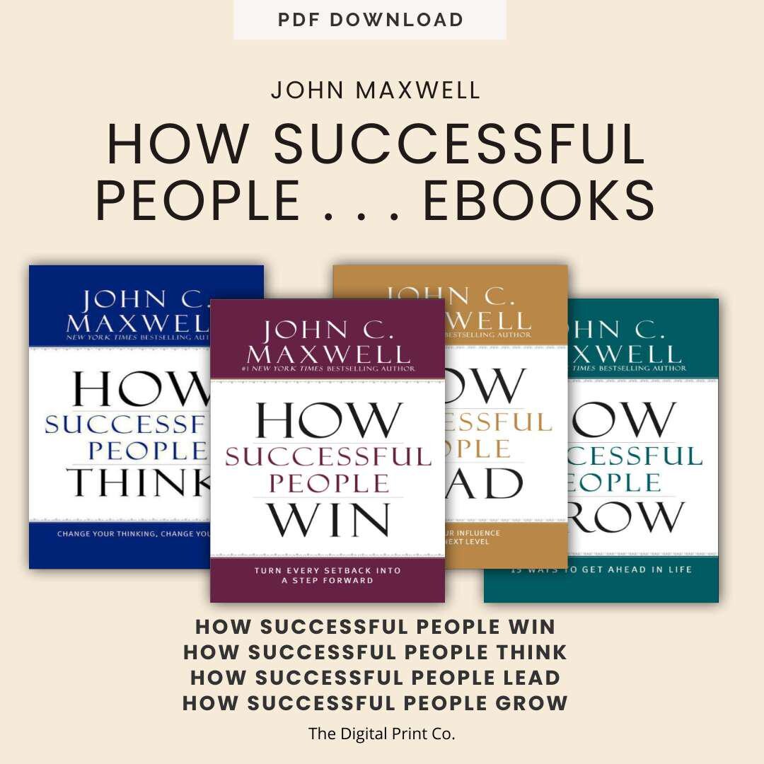 John C. Maxwell Success Book Series: Thinking, Winning, Leading ...