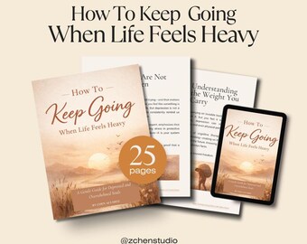 Depression Self Help Ebook, Mental Health Workbook PDF, Emotional Wellness Guide, Coping With Depression, Self Care Journal