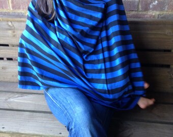 Nursing cover for baby breastfeeding and pumping, Nursing Poncho, Carseat Canopy in one
