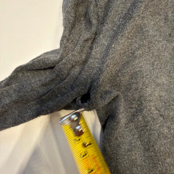 Abercrombie and Fitch Ruffle Open Front Grey Card… - image 6