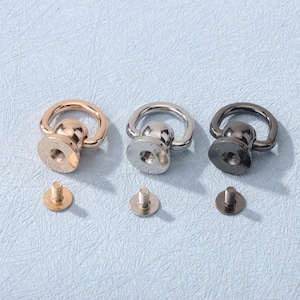 Swivel d Ring Chicago Screws | Chicago Screw Rivet | Bridge Buckle Bag Chain Connector | Purse Handbag Hardware