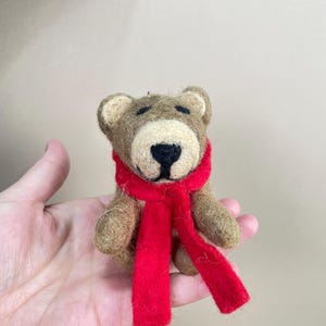 Handgefertigte Filz fertige Produkte/Filz Bär/Weihnachtsornamente/Weihnachtsbaum Dekoration/Geschenke