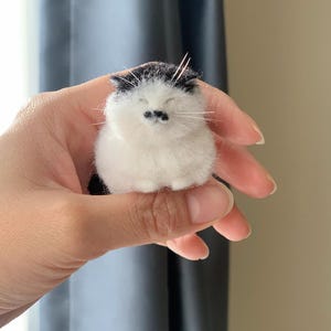 Filzwolle Katzenpuppen Fertig|Geschenk für Freunde|Muttertagsgeschenke|Stoffkatzen|Stoffhunde|Souvenirs für Tierliebhaber|Weihnachtsgeschenke