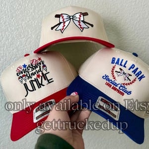 Baseball Mama Hat | Concession Stand Junkie, Game Day Style image 3