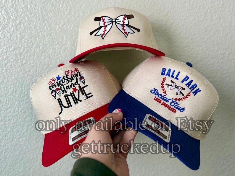 Baseball Mama Hat | Concession Stand Junkie, Game Day Style image 3
