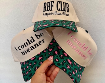 Gorra de béisbol de Cheetah Bill / Gorra para un mal día de pelo / Mamá / Gorra para "Podría ser más mala" / Bordado / No soy como las otras chicas, soy peor.