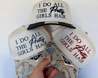 Girls hair Baseball Hat | Hairstylist | Hair girl | Baseball Hat | Hair | Trendy Hat | Pretty girls Hat |