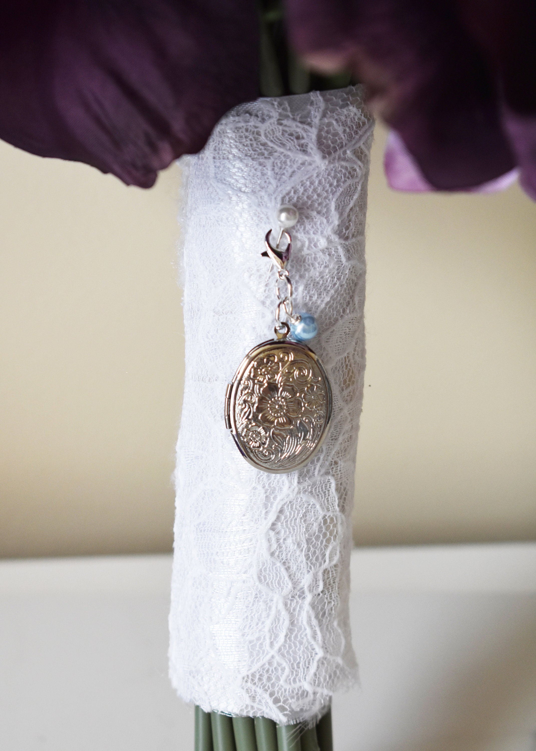 Vintage Locket for Bouquet Bride Bouquet Locket for Photo Etsy
