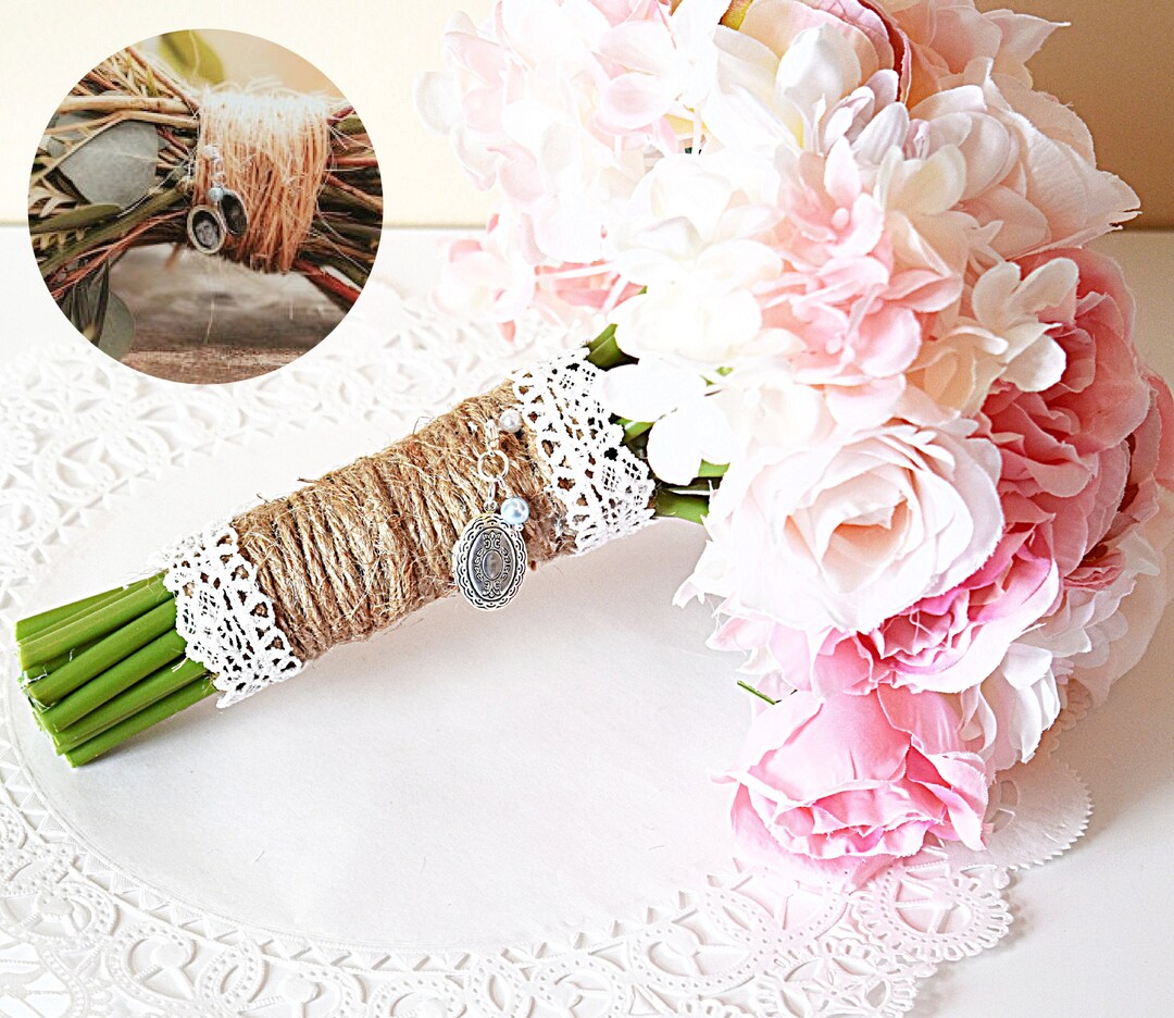 Vintage Inspired Bouquet Locket, Locket for Bouquet, Picture Locket for