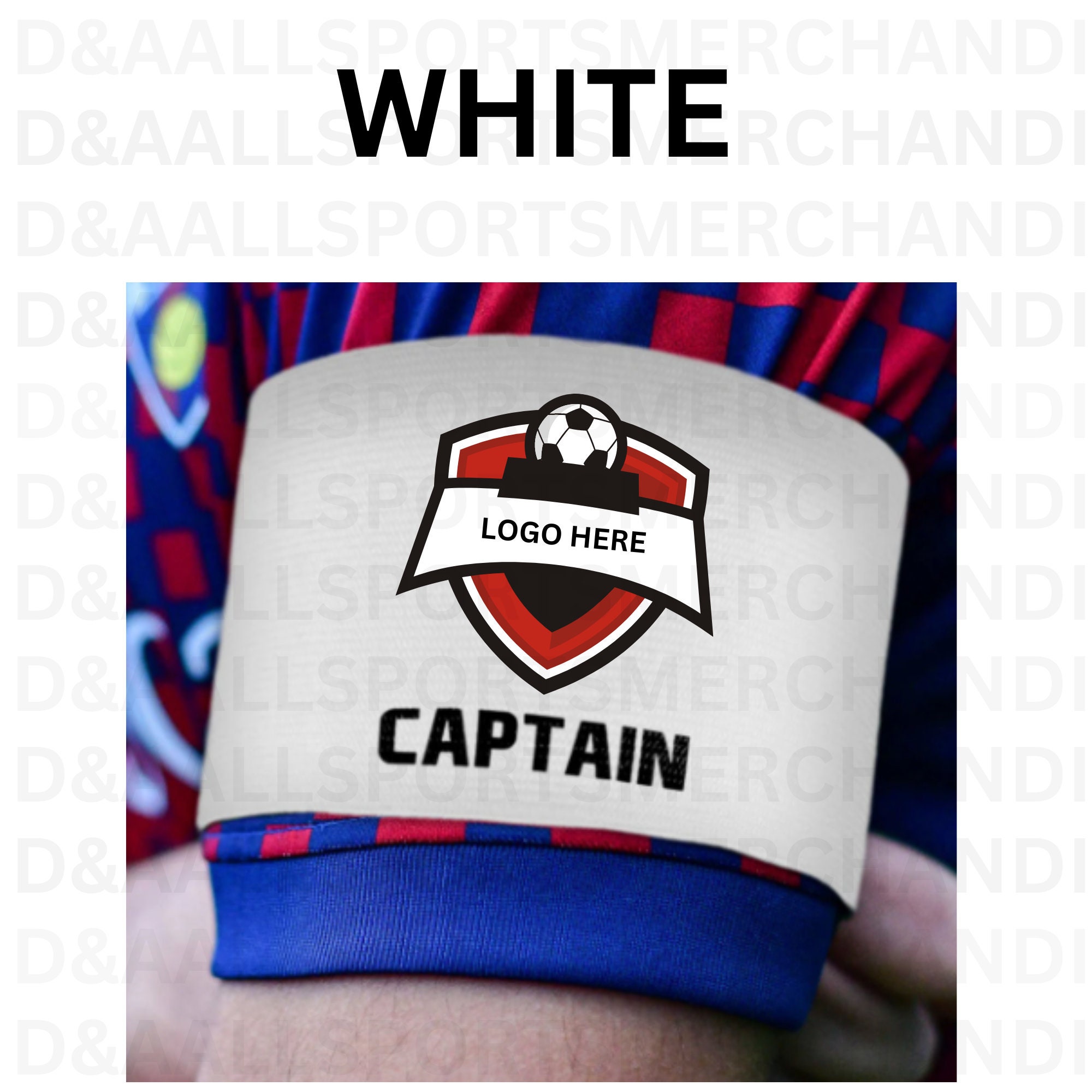 Brassard Capitaine Football PATIKIL Lot De 2 - Nylon Élastique Ajustable Bleu