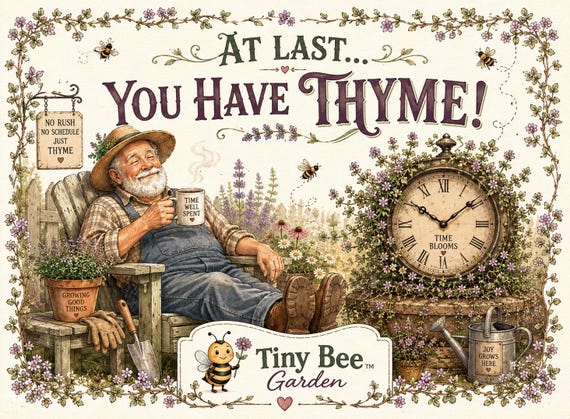 Retirement Card, Gardener Gift