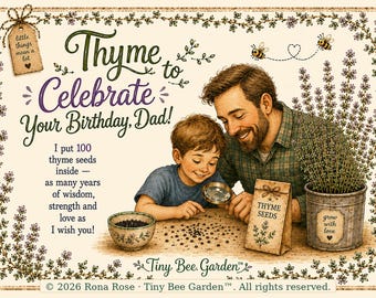 Birthday Card for Dad, Gift from Daughter, Son