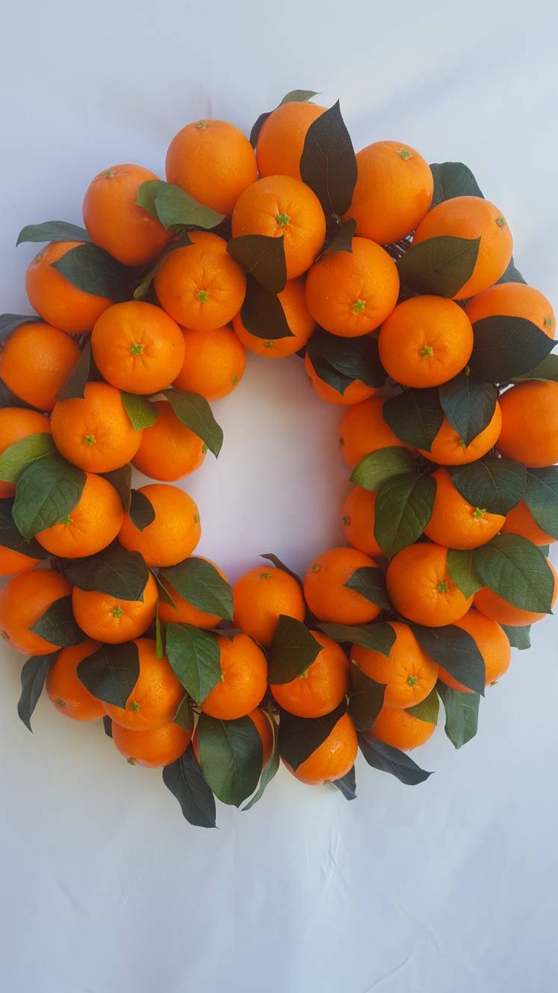 Orange Burst Wreath..Orange Wreath..Fruit Wreath..Year Round Etsy