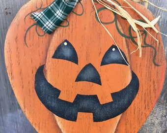 Pumpkin Jack Shape Breadboard Décor d’automne