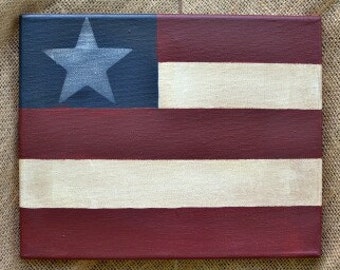 Americana Flag Canvas