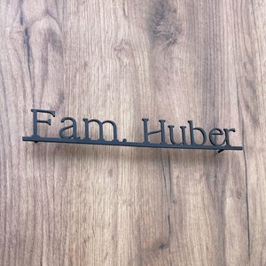 Letras de metal para puerta, decoración de puerta de entrada, letrero de metal para exteriores, Letrero Casa, Letrero de casa para exteriores, Letras 3D, Letrero con logotipo personalizado, Letrero familiar personalizado