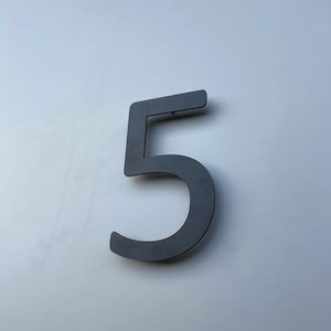 Hausnummer Schild, Türnummer, Straßenschild, Hausnummer Schild, Türnummern, Hausnummern, Metallzahlen, Metallschild, Personalisiertes Schild
