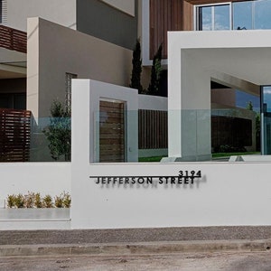 Address Sign, Personalized Metal Villa Name Sign, Custom House Entry Sign, Custom Metal Family Name,Cottage Name Sign, Family Name Sign