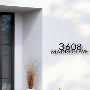 Custom House Name Sign, Last Name Sign, Custom Metal Sign, House Number, Address Plaque, House Plaque, Metal Sign, House Sign, Address Sign