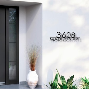 Address Sign, Home Metal Sign, Custom Metal Words, Custom Metal Sign, Personalized Sign, Last Name Sign, Family Name Sign, Custom Name Sign