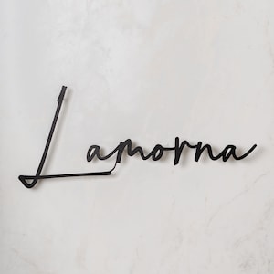 Custom Name Sign, Villa Name Sign, Outdoor House Sign, Outdoor Metal Sign, Metal Address Sign, Family Name Sign, Personalized Sign