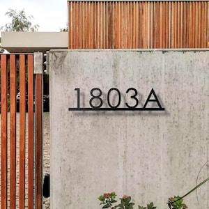 Large House Numbers Letters, Modern Address Sign, House Number Sign, Door Numbers, Metal Letters, Metal Numbers, House Number Plaque