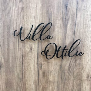 Custom Name Sign, Villa Name Sign, Outdoor House Sign, Outdoor Metal Sign, Metal Address Sign, Family Name Sign, Personalized Sign