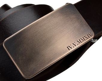 custom engraved bronze belt buckle, husband gift anniversary, retirement gift, boyfriend gift
