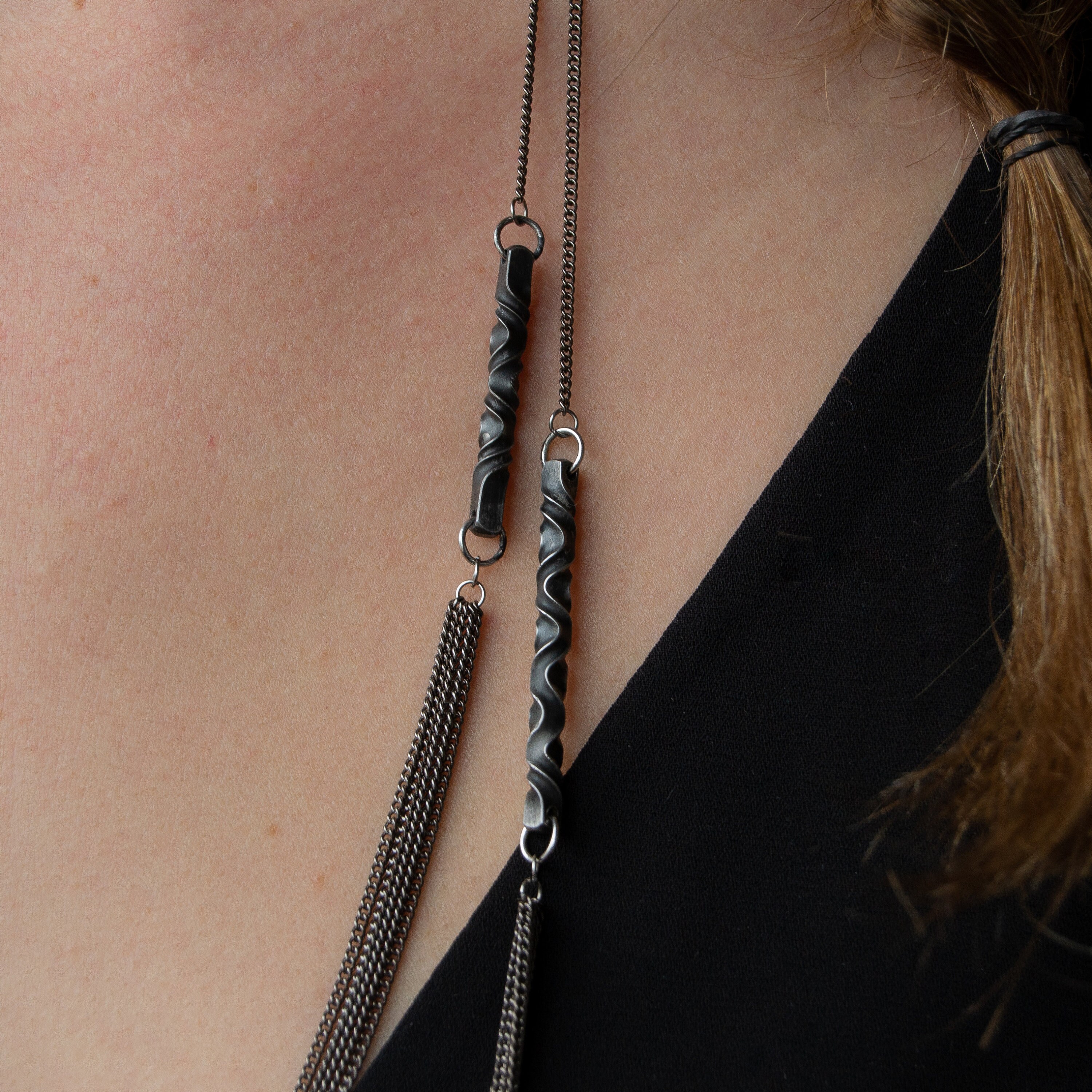 Iron jewelry gift set iron necklace and iron earrings 6th Etsy