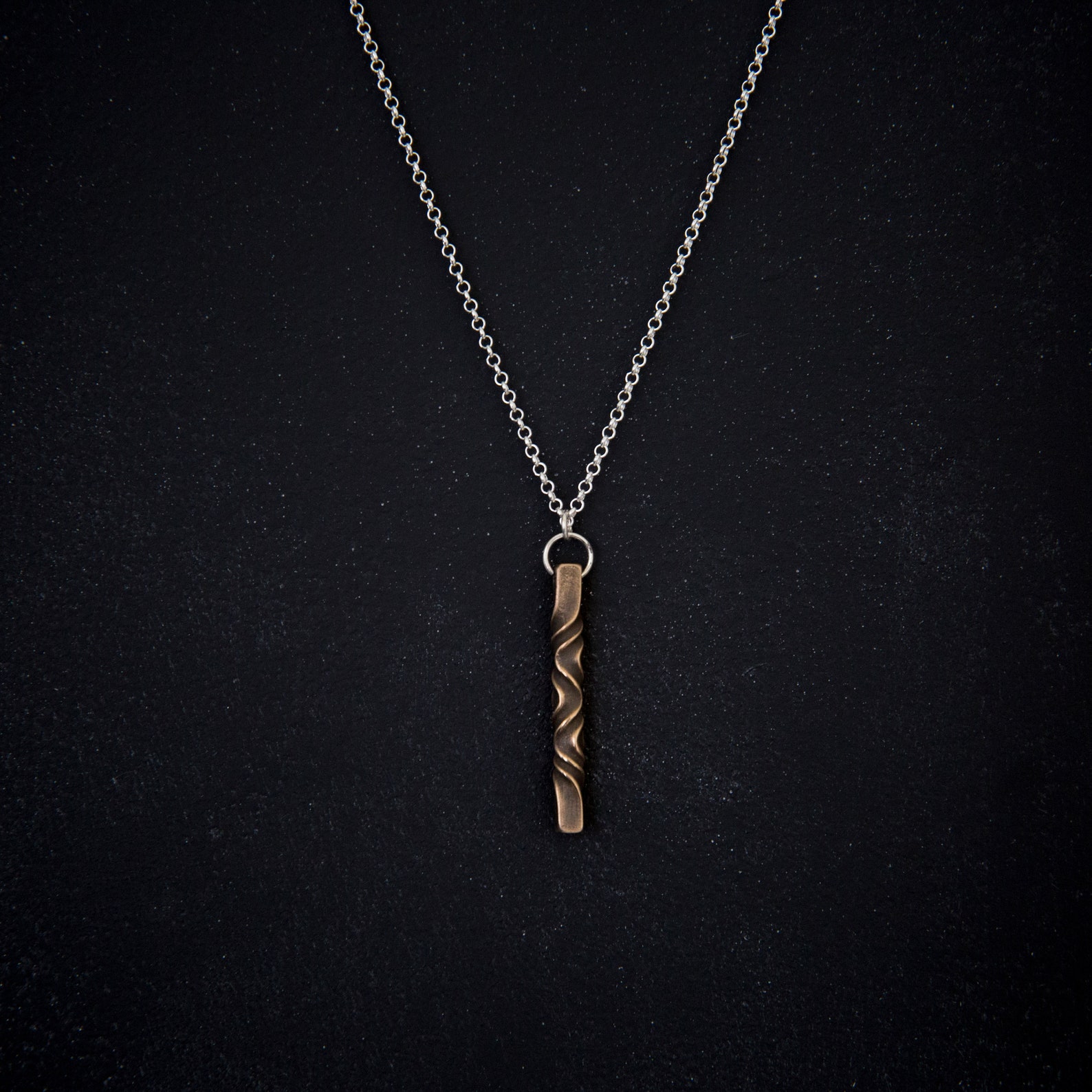 8th Anniversary Gift for Her Bronze Twist Earrings Bronze Etsy