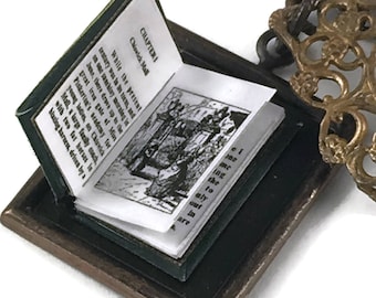 Vanity Fair Jane Austen Hidden Book Necklace Tiny Readable Book