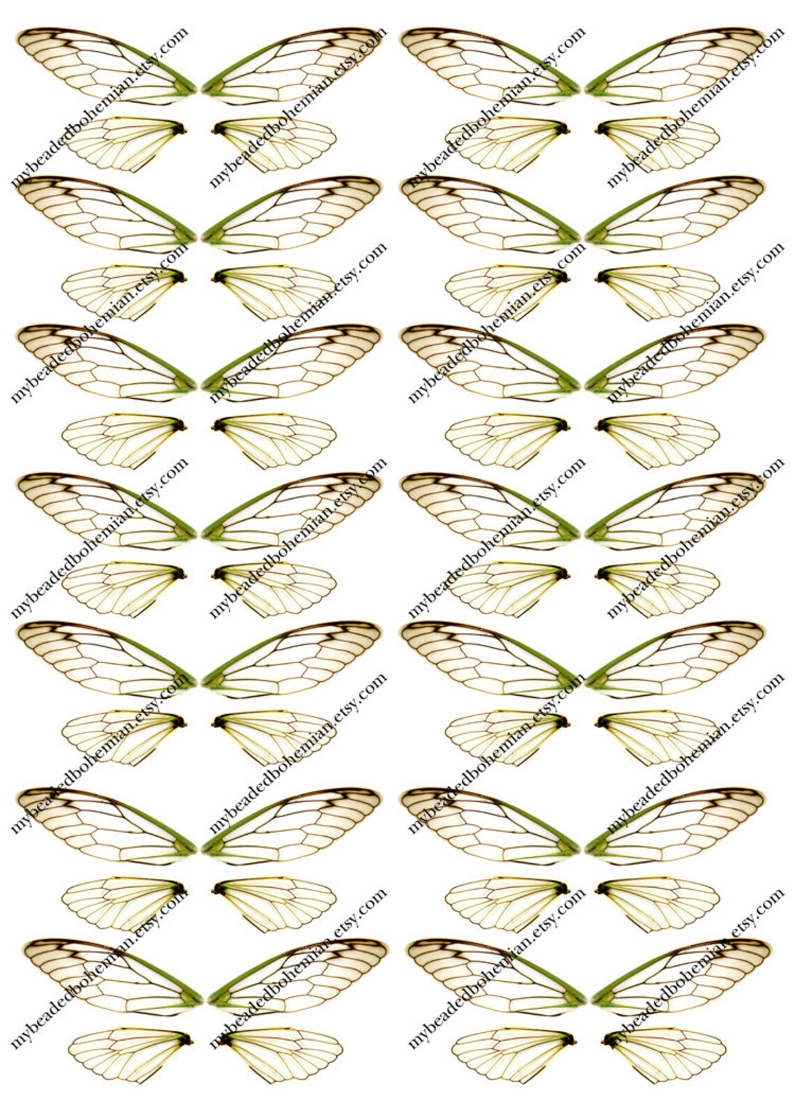 Natural Fairy Wings DIY Fairy Wings Printable Fairy Wings | Etsy