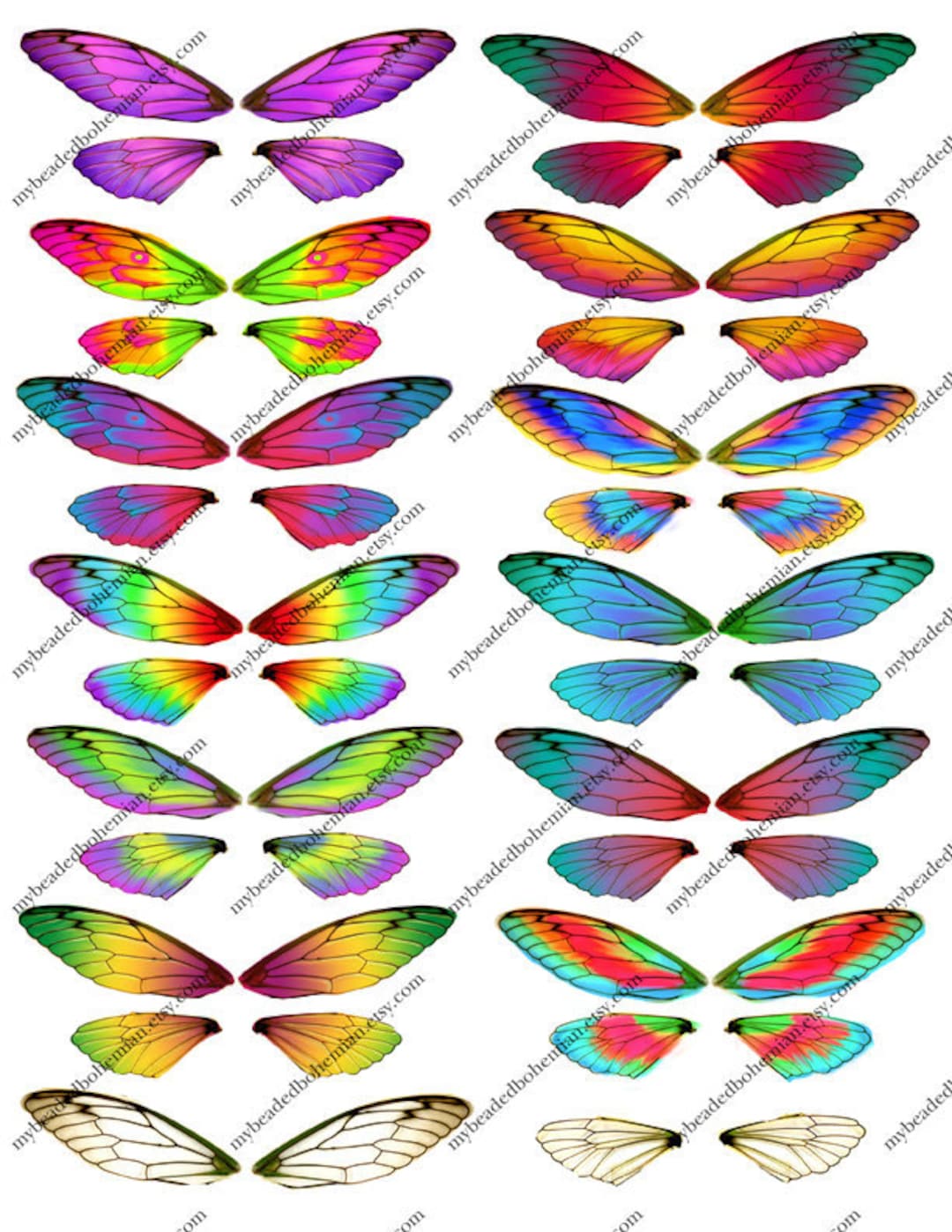 Do It Yourself DIY Fairy Wings Printable Fairy Wings - Etsy