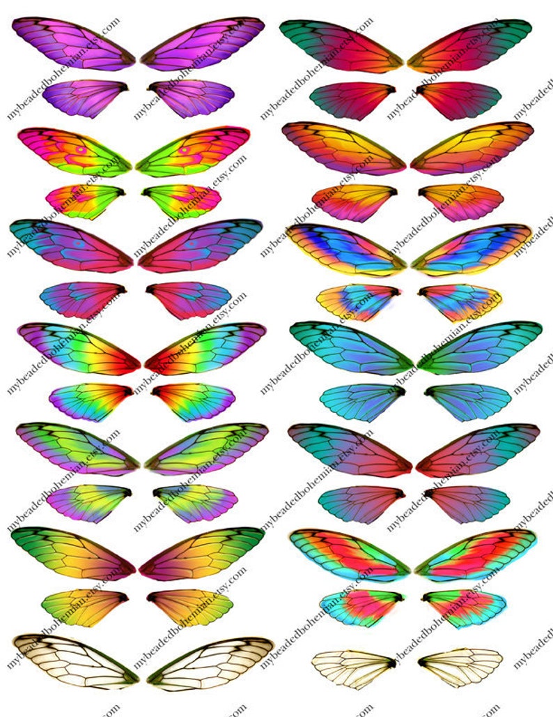 Do It Yourself DIY Fairy Wings Printable Fairy Wings Etsy