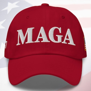 MAGA (Make America Great Again) Hat for Trump Vance 2024 - Premium Quality Classic Dad Hat