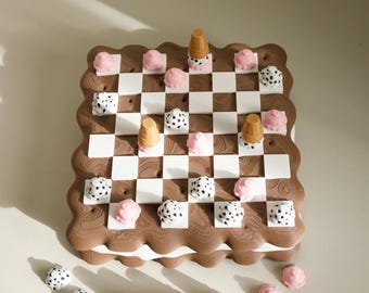 Ice Cream Sandwich Checkers | Cute Board Game | Cute Toy