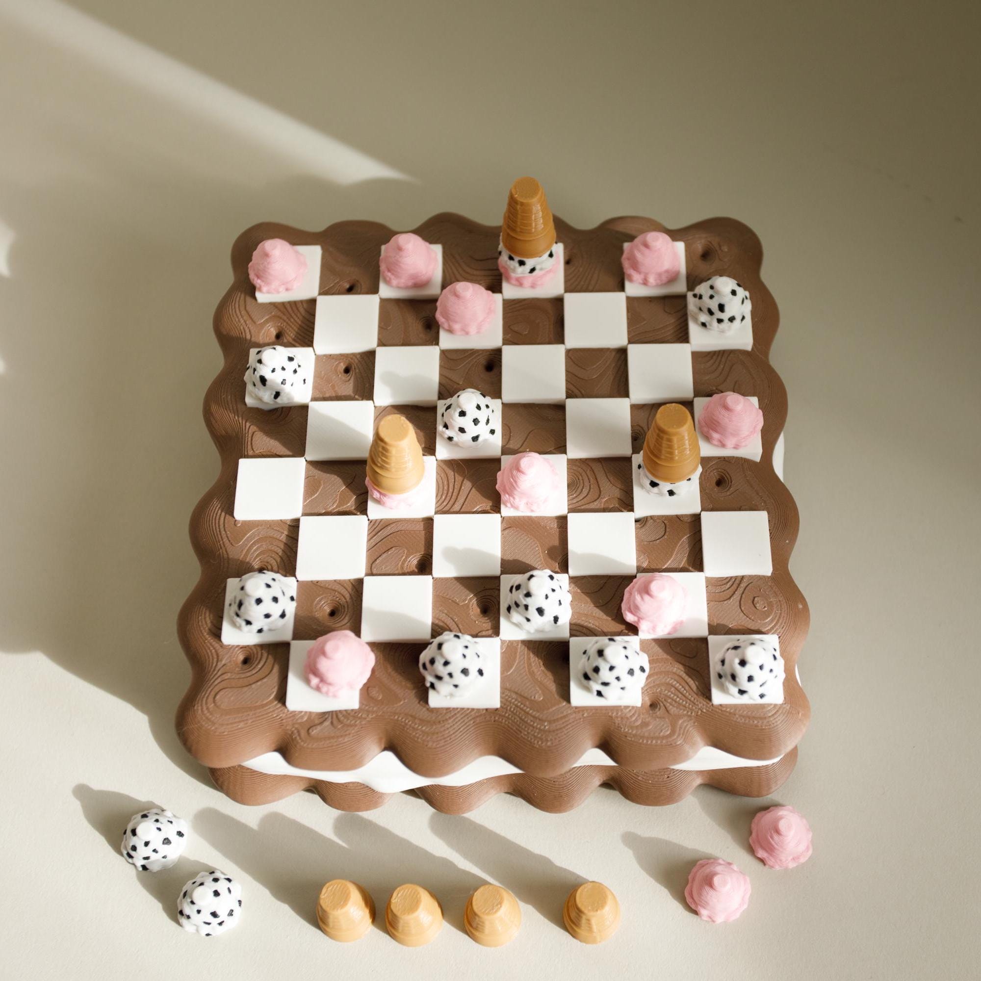 Ice Cream Sandwich Checkers | Cute Board Game | Cute Toy