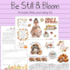 Be Still & Bloom | Bible Journaling Kit | Christian Devotional kit