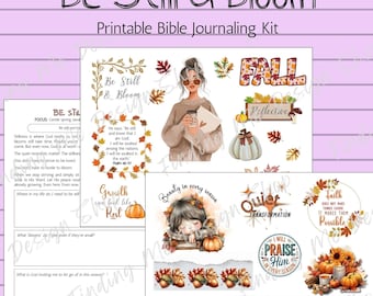 Be Still & Bloom | Bible Journaling Kit | Christian Devotional kit