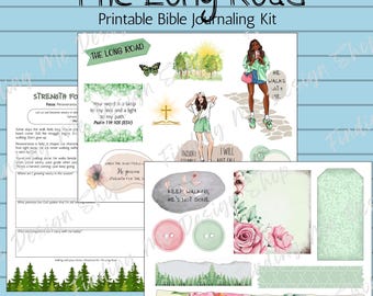 Der lange Weg | Bibel Journaling Kit | Christliche Devotionalie Kit